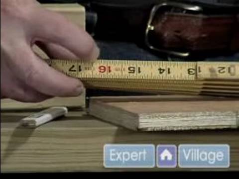 Home Improvement Tools : How to Use a Wood Measure - YouTube