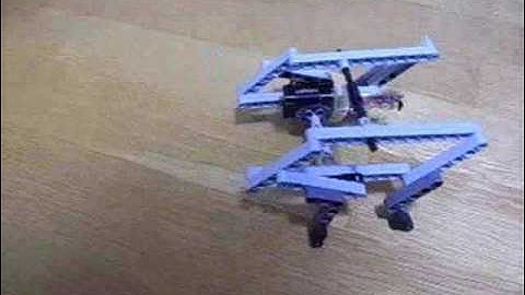 Lego Technic 4 Legged robot test 2.wmv