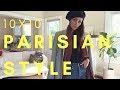 Parisian Capsule Wardrobe Checklist | 10x10 Challenge