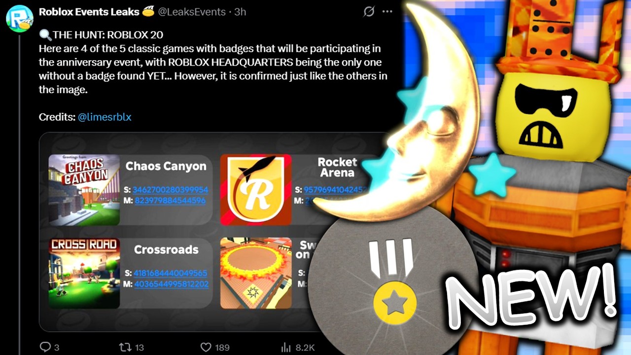 Players are winning the badges already??? (The Hunt Roblox 20 Event) video thumbnail