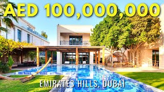 Inside a 100 Million AED Ultra-luxury Mansion  in Emirates Hills DUBAI