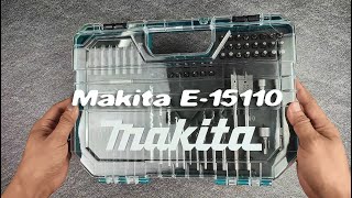 Mata Bor Tembok Beton Kayu Besi Set Makita E-15110 - 75pcs