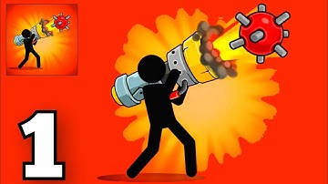 Boom Stick - Android iOS Mobile Gameplay Walkthrough Part 1 @KLSKINBOX