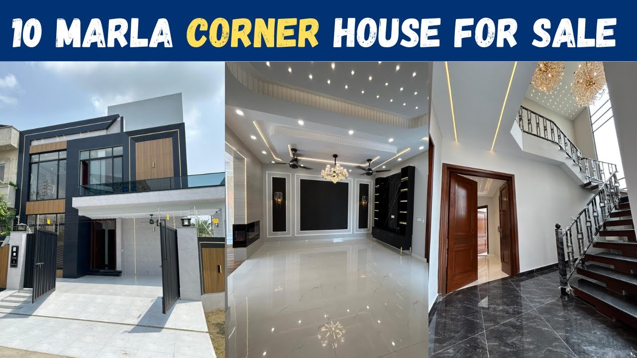 10 Marla Corner House For Sale In Central Park Housing Scheme Lahore