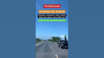 PERBEDAAN ARRAHMAN DAN ARRAHIM ! #shorts #viral #trending #video #motivation