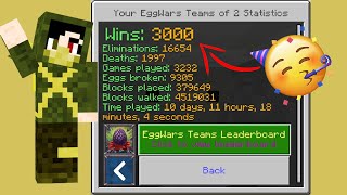 RelatedNoobs' 3000th EGG WARS DUOS WIN!