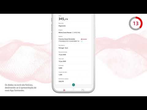 App Santander - Reutilizar transferências