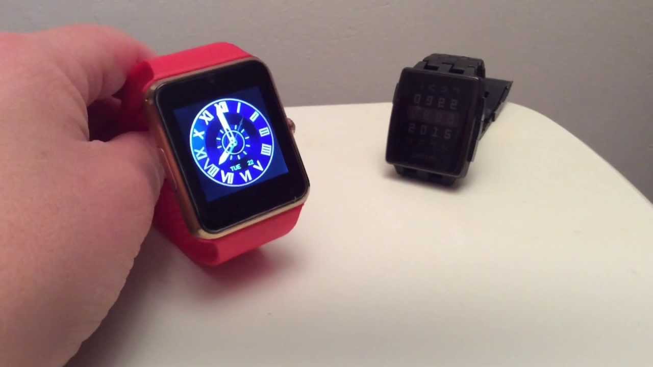 Картинки по запросу Smart Watch GT-08 (black, silver, gold, red)