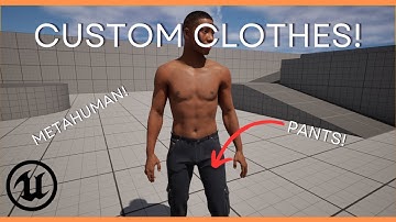 How to add custom clothes to metahumans! | Unreal Engine 5 Tutorial