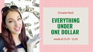 EVERYTHING UNDER $1 | Extreme Couponing | Week of 11-15 / 11-21 by Coupon Katie 13,577 views 3 years ago 11 minutes, 6 seconds