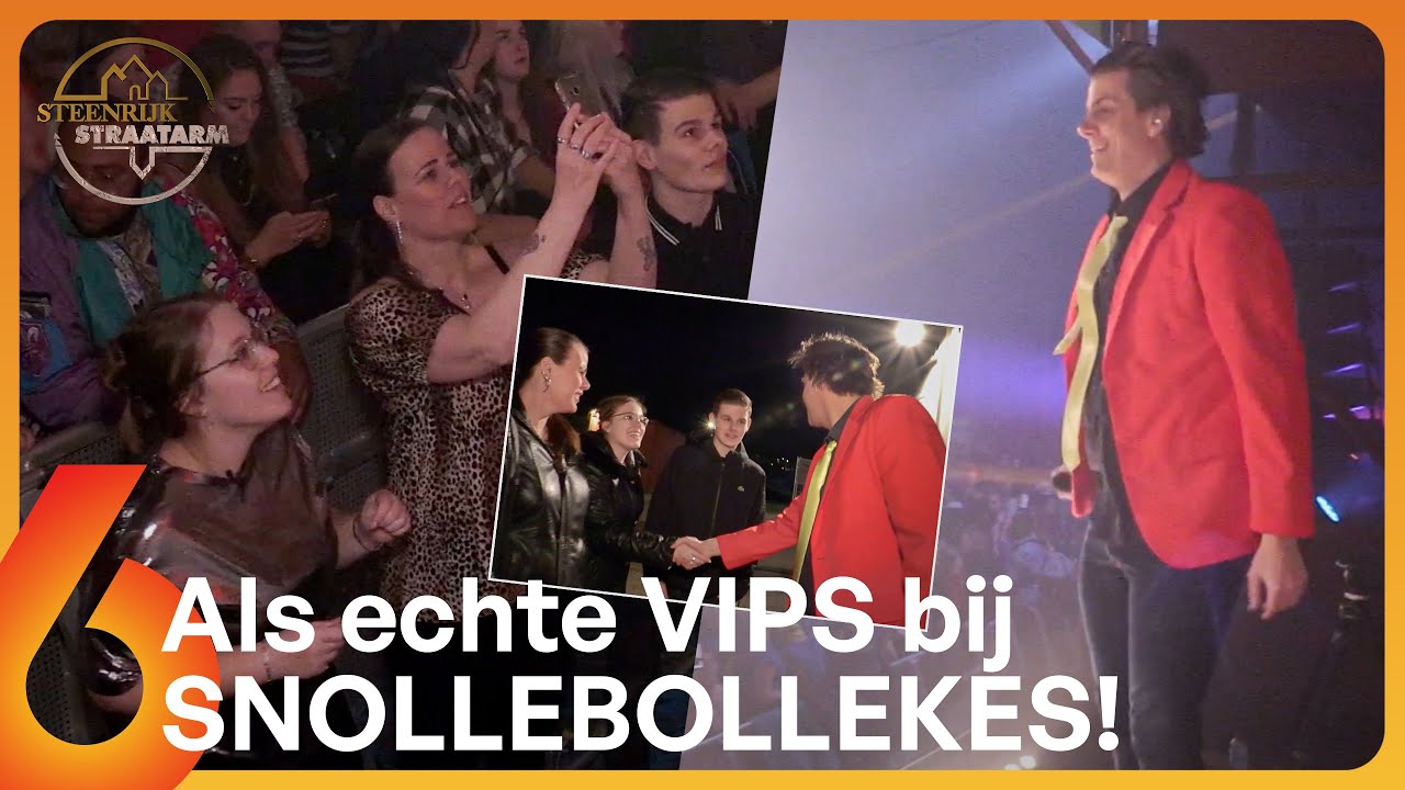 Gezin krijgt MEET & GREET met bij SNOLLEBOLLEKES concert! 🤩 | Steenrijk, Straatarm #AFL22