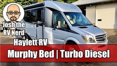 2017 Leisure Travel Vans Unity 24MB Murphy Bed Mercedes Sprinter Turbo Diesel Used B+ Motor Home