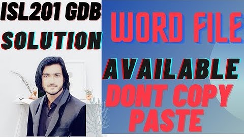 isl201 gdb soluti9n with word file