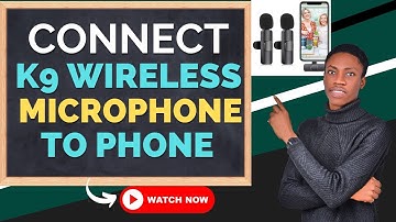 How To Connect K9 Wireless Mic To iPhone & Android | K9 Wireless Mic Not Connecting Problem solved?