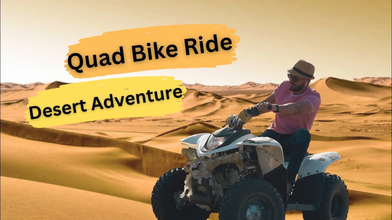 பாலைவனத்தில் Quad Bike Ride 😱 Desert Adventure Jeddah Riza DBCS