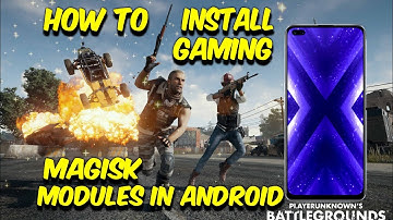 How to Install Gaming Magisk Modules in Android | Ft. Realme X3 with Resurrection Remix OS