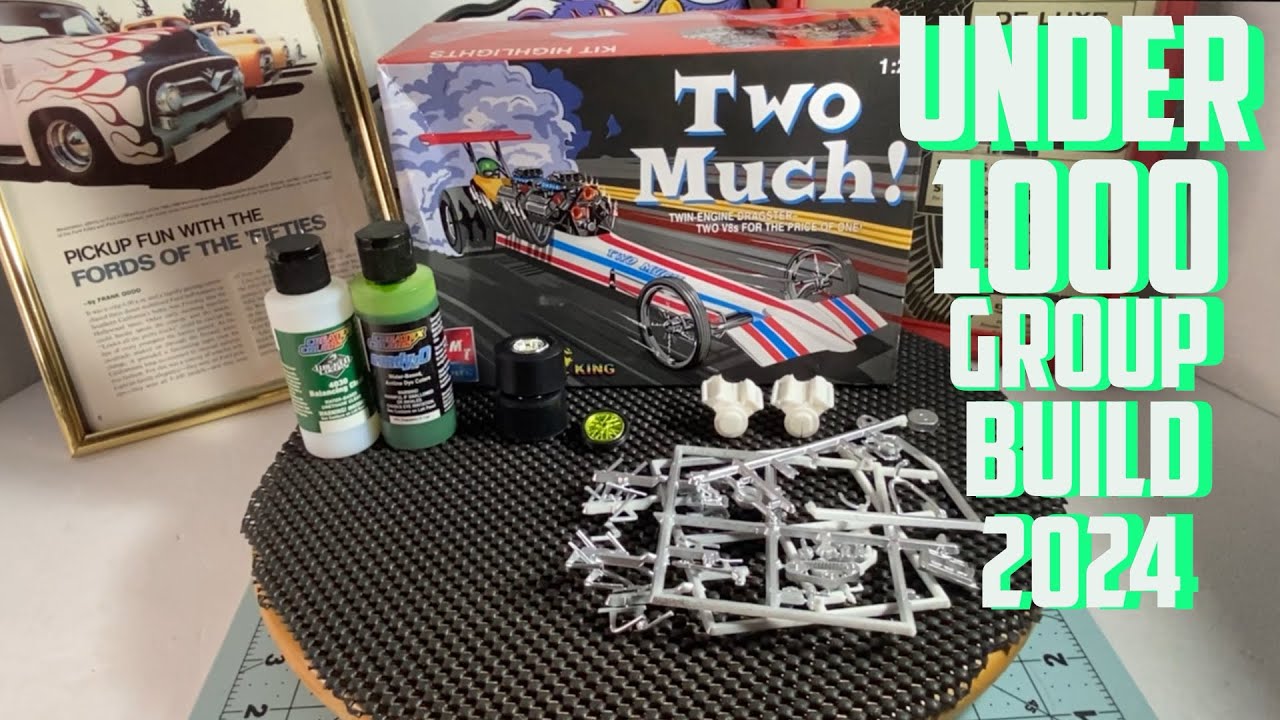 #under1000gb24: Quick Build Update | AMT Modelking Twin V8 Dragster ...
