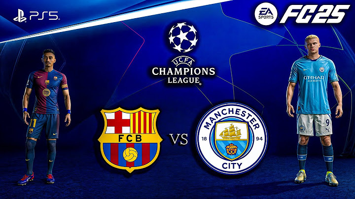 FC 25 - Barcelona vs. Man City Ft. Yamal, Haaland, | UEFA Champions League Final | PS5™ [4K60]
