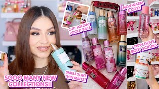 TRYING EVERYTHING NEW AT VICTORIAS SECRET! ❄+ VS PINK | NEW CANDIED COLLECTION & SO MUCH MORE