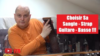 ✅ Choisir sa sangle guitare basse ❓❓❓