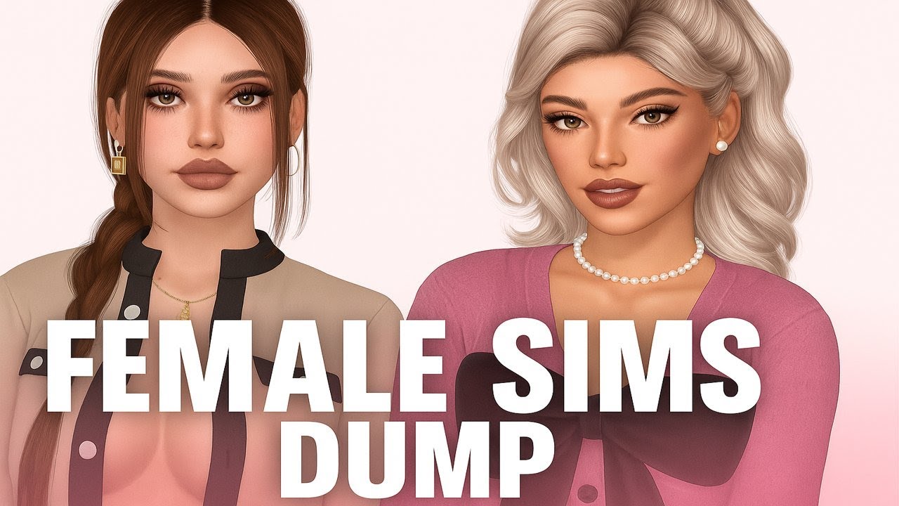 ✨ FEMALE SIMS DUMP 💃 | The Sims 4 CAS Showcase 🧁 Alpha CC Sims