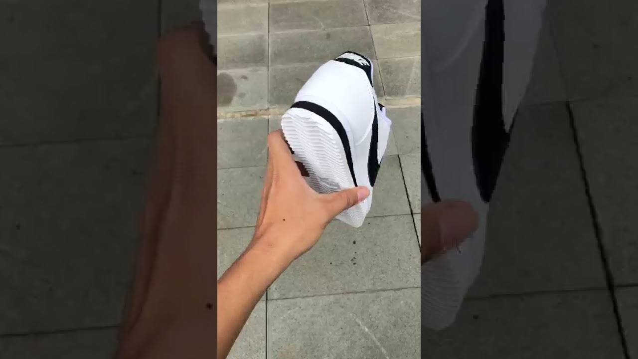 Nike classic cortez leather white black