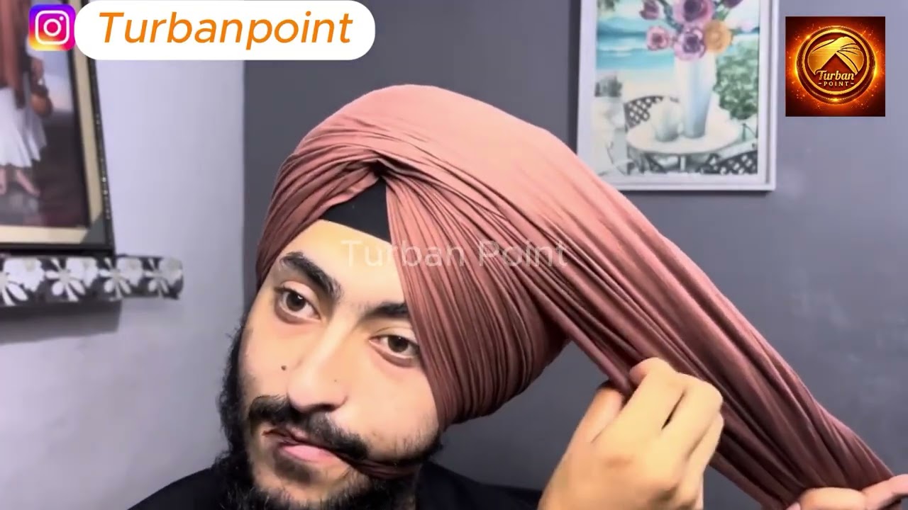 How to tie watta wali pagg | easy way | with voice | lenth 7.05 meter | Turbanpoint | Pagg