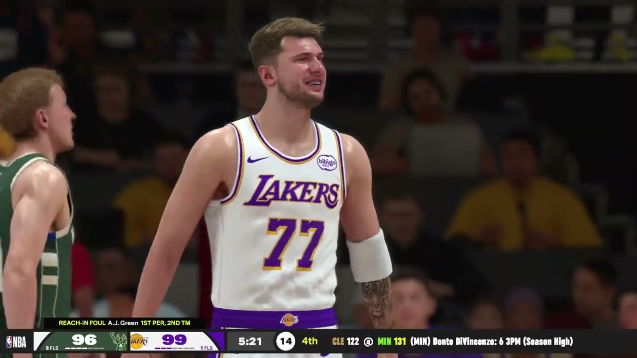 LAKERS VS BUCKS Q4 HIGHLIGHTS || NBA2K26 SIMULATION || JAN 9 2026