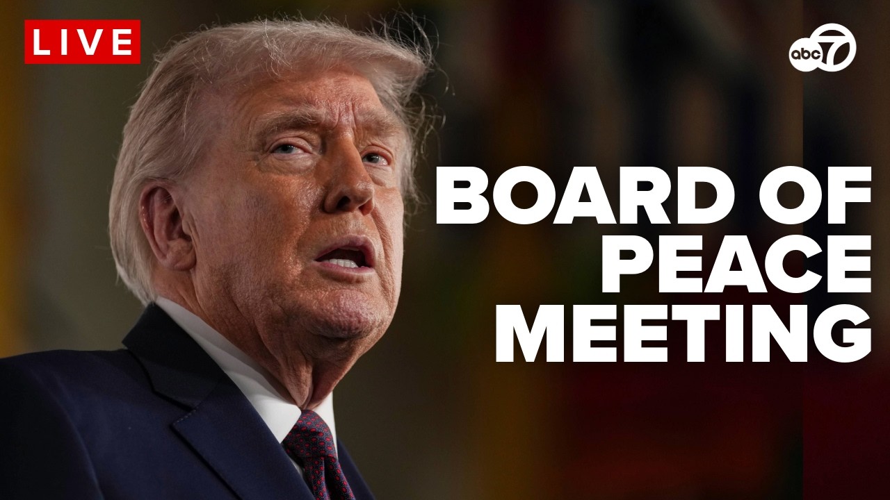 🔴LIVE: President Trump holds first Board of Peace meeting with world leaders