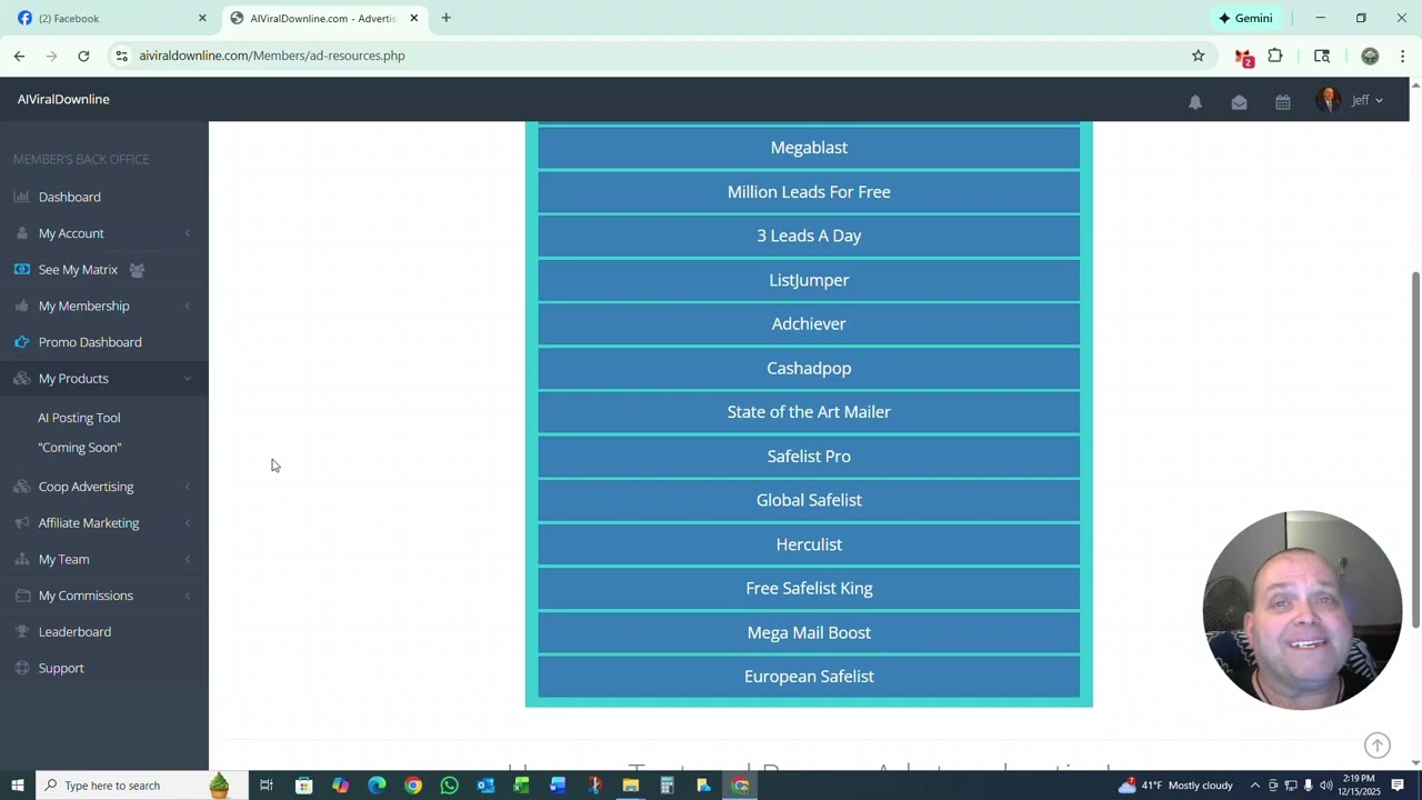 AI Viral Downline Backoffice Walkthrough