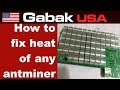 How to fix heat sink of any antminer S9 L3 D3