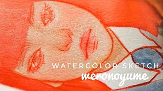 Soothing Sketchbook Session Painting In A Tiny Sketchbook