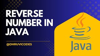 Reverse Number in Java