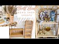 BOHO THRIFT HAUL l Wicker Furniture l Shop Update l SnugLife Macrame Wall Shelf