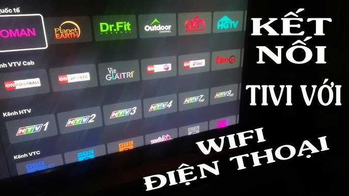 Cách kết nối tivi với wifi của điện thoại - YouTube
