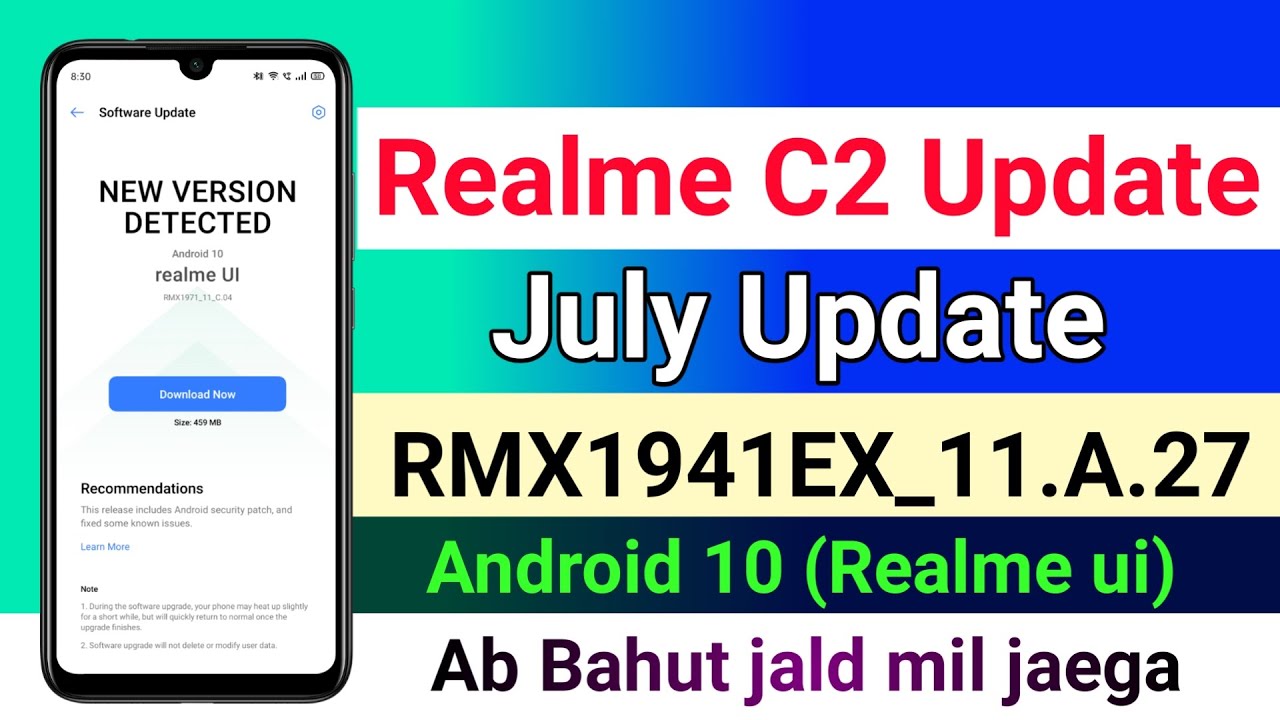 Realme C2 July update A.27।। realme UI 😱।। Android 10 😡।। Minddisk