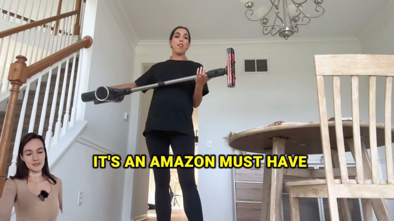 TOP PICK REV -Cordless Vacuum Cleaner, 2Batteries 100 MinsRuntime Vacuum 