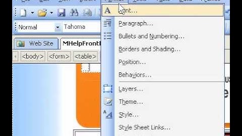 Microsoft Office FrontPage 2003 Apply a theme to the current page
