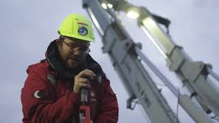 The gravity Corer - onboard the ICAROS21 cruise