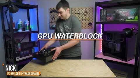 How to INSTALL an RTX Graphics Card Water Block - ASUS Strix RTX 2080 GPU