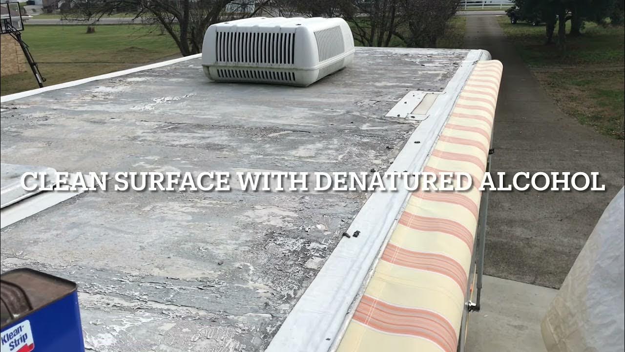 Sealing RV Roof with Roofing Tape YouTube