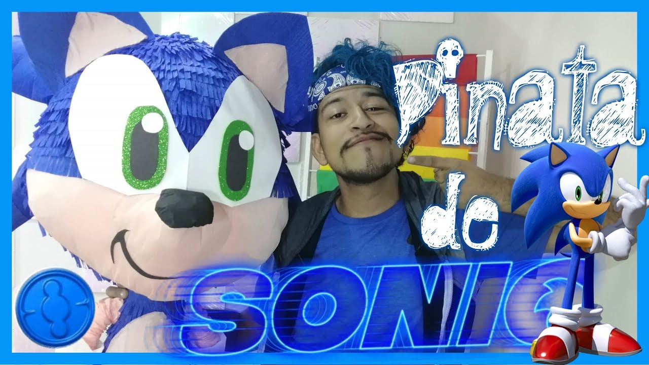 Como hacer Piñata de Sonic DIY EDREI POP