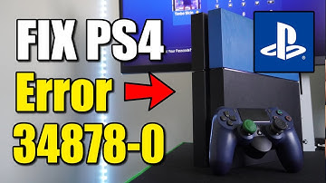 How to Fix PS4 Error Code CE 34878-0 when An error has occurred with the application (Best Method)