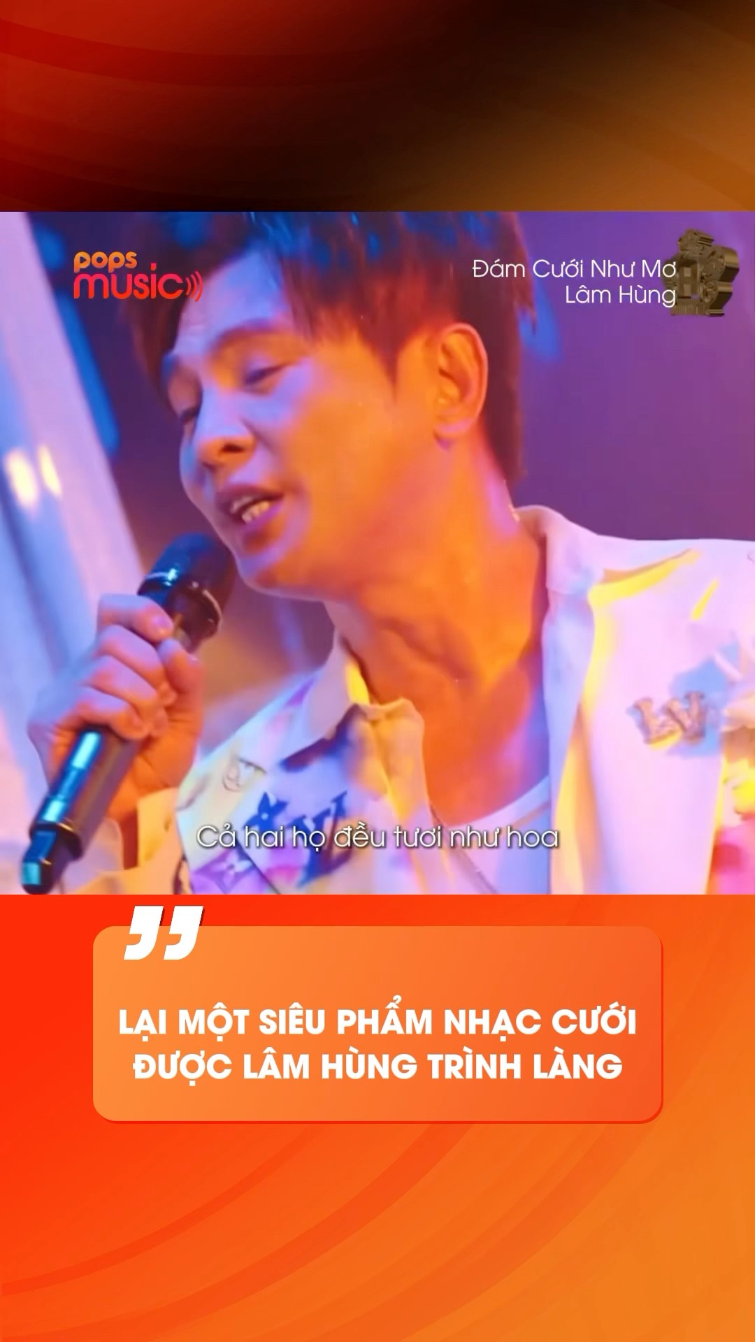 Lại một siêu phẩm nhạc cưới được Lâm Hùng trình làng #DamCuoiNhuMo #LamHung
