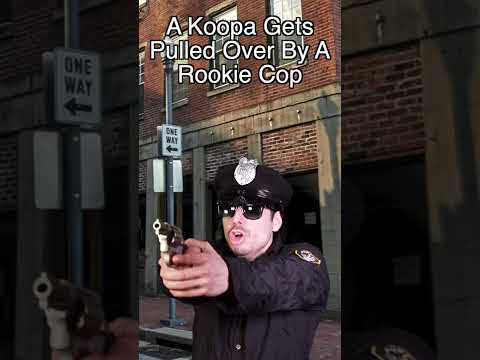 Koopa Troopa gets pulled over by rookie cop #shorts #koopatroopa @BehindTheMeme