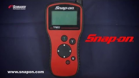 Copying Schrader EZ-sensor with Snap-on TPMS3