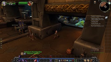 Hunter and Warrior Trainer Location in Ironforge (Classic)