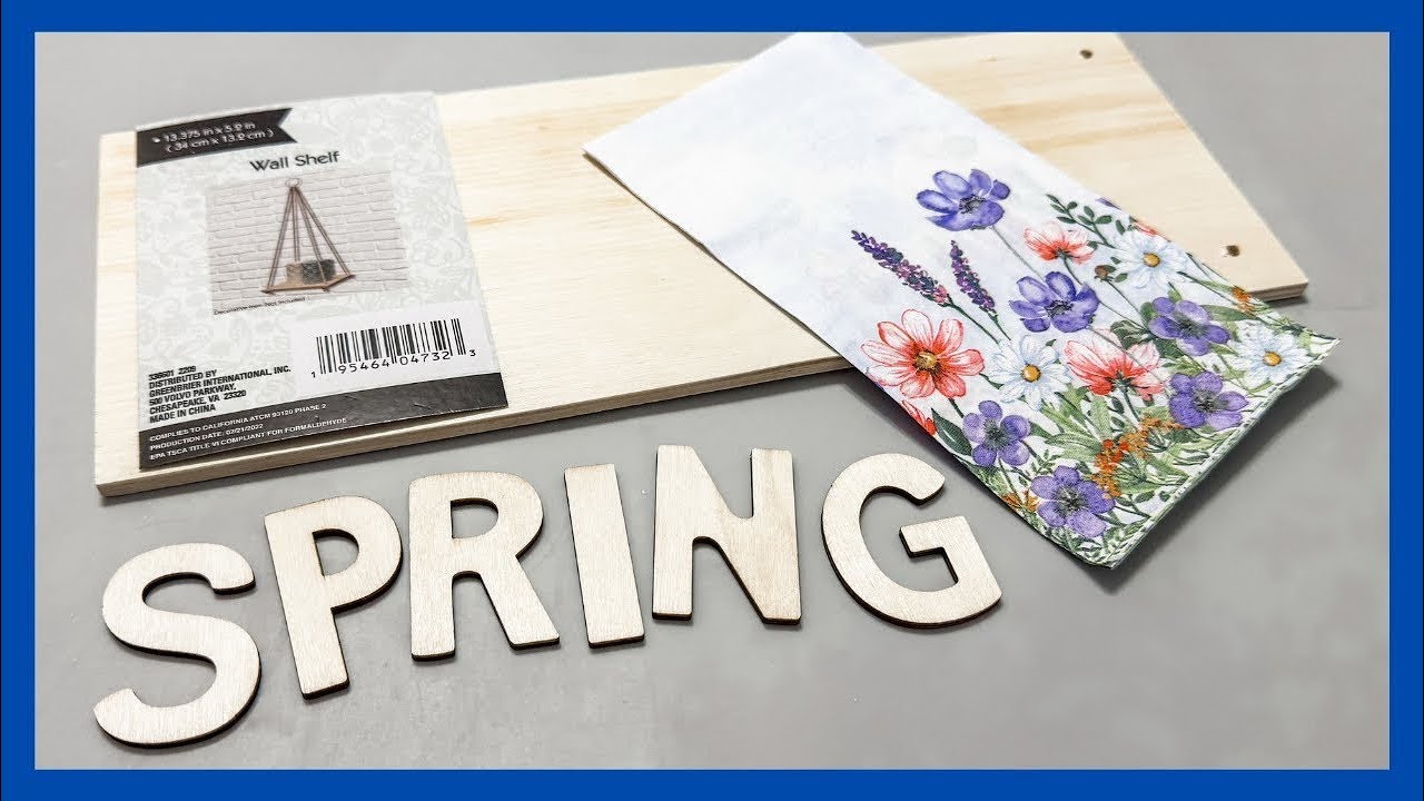 Весенний декор своими руками || Декор стен своими руками || Всего одна быстрая поделка