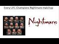 THE NIGHTMARE MATCHUPS FOR EVERY CURRENT UFC CHAMP!!!