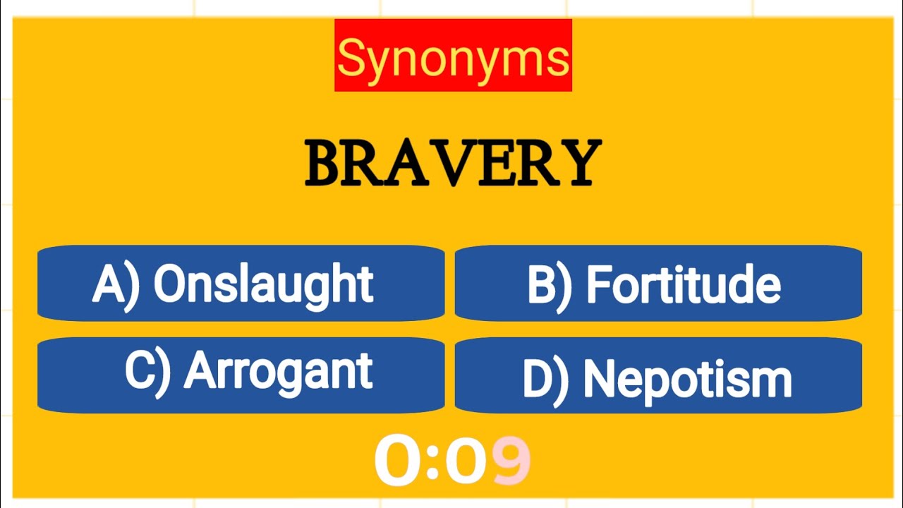 Can you score 20/20 on this quiz ? 95% can. synonyms quiz #1 - YouTube